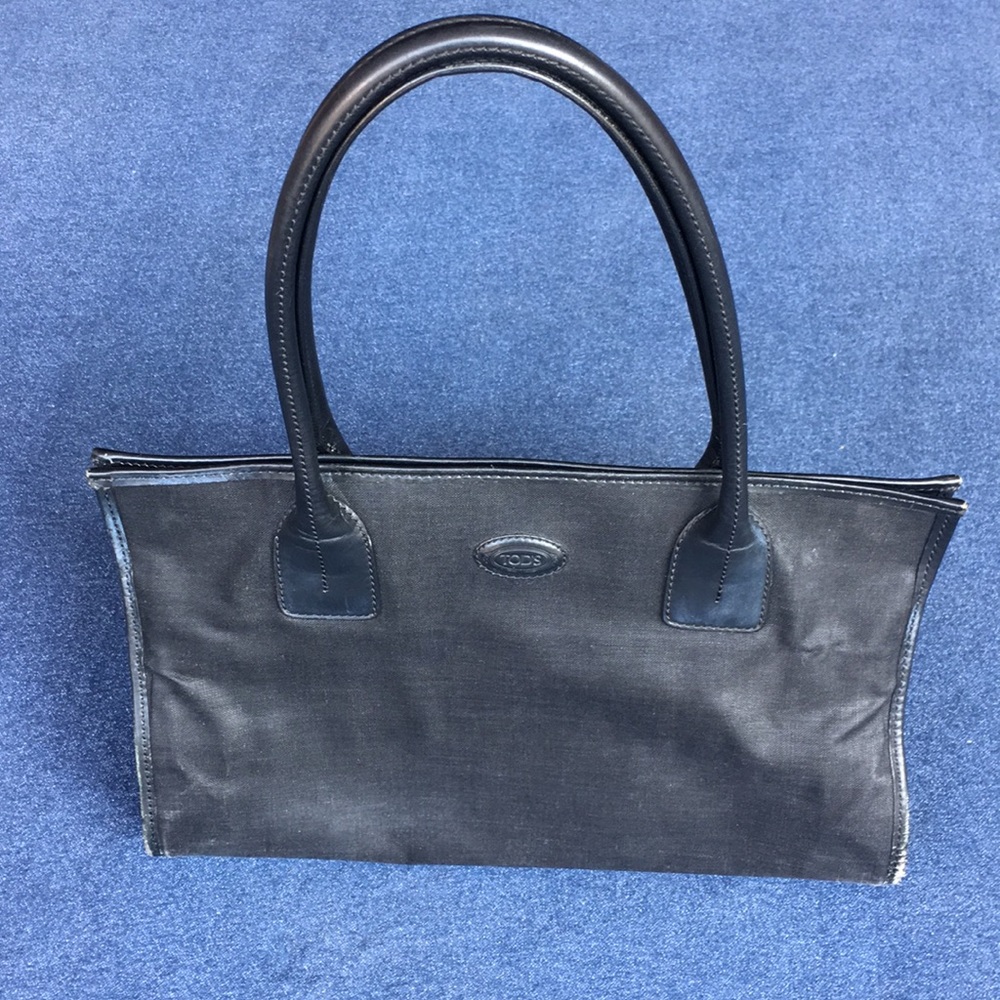 Tod’s Black Canvas Bag